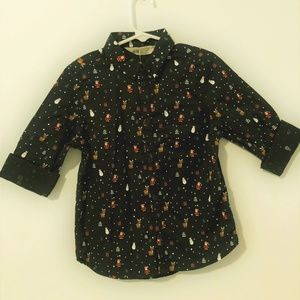NWT H&M 5/6 Boy's Christmas Dress Shirt